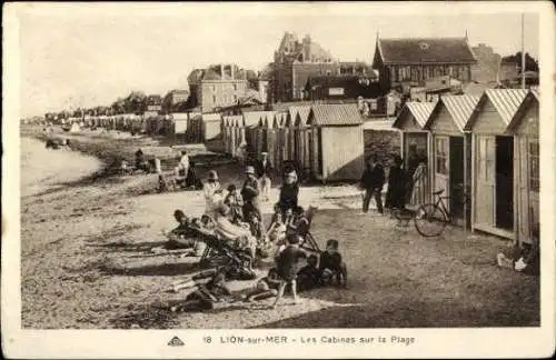 Set von 41 Ak Lion sur Mer Calvados