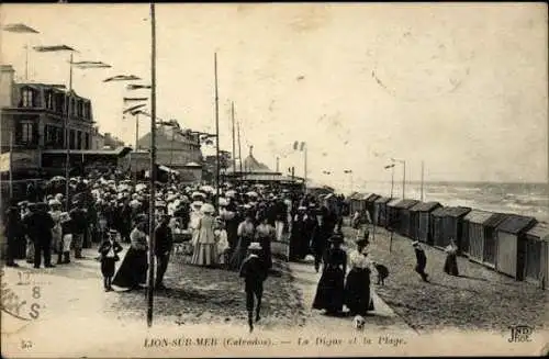 Set von 41 Ak Lion sur Mer Calvados