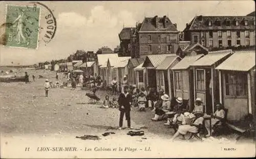 Set von 41 Ak Lion sur Mer Calvados