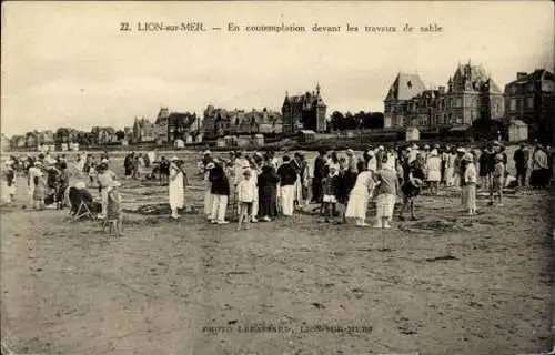 Set von 41 Ak Lion sur Mer Calvados