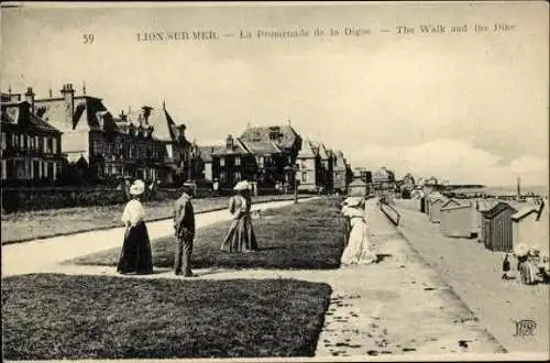 Set von 41 Ak Lion sur Mer Calvados