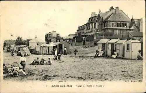 Set von 41 Ak Lion sur Mer Calvados