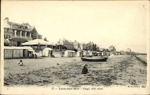 Set von 41 Ak Lion sur Mer Calvados