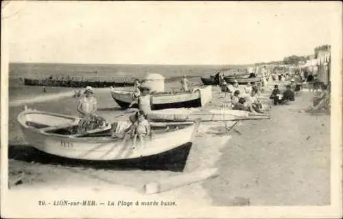 Set von 41 Ak Lion sur Mer Calvados