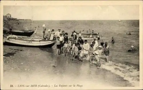 Set von 41 Ak Lion sur Mer Calvados