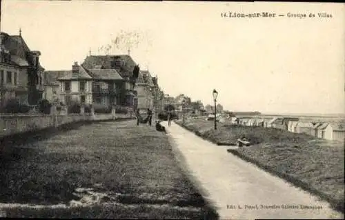 Set von 41 Ak Lion sur Mer Calvados