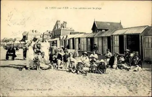 Set von 41 Ak Lion sur Mer Calvados