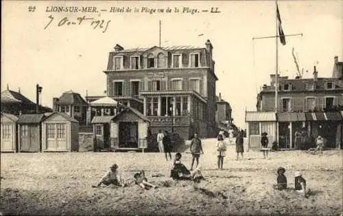 Set von 41 Ak Lion sur Mer Calvados