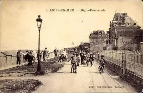 Set von 41 Ak Lion sur Mer Calvados