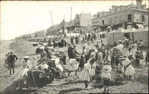 Set von 50 Ak Saint Aubin sur Mer Calvados