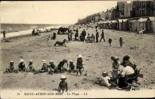 Set von 50 Ak Saint Aubin sur Mer Calvados