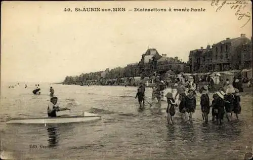 Set von 50 Ak Saint Aubin sur Mer Calvados