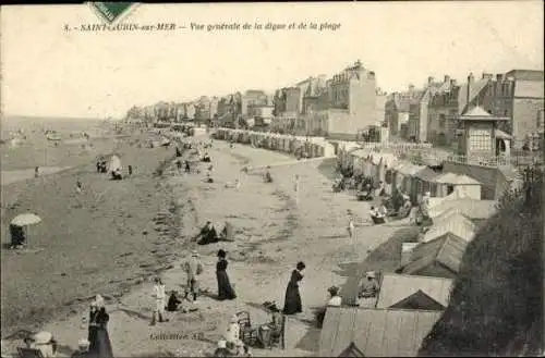 Set von 50 Ak Saint Aubin sur Mer Calvados