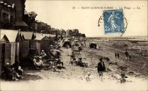 Set von 50 Ak Saint Aubin sur Mer Calvados