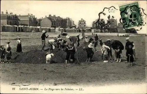 Set von 40 Ak Saint Aubin sur Mer Calvados