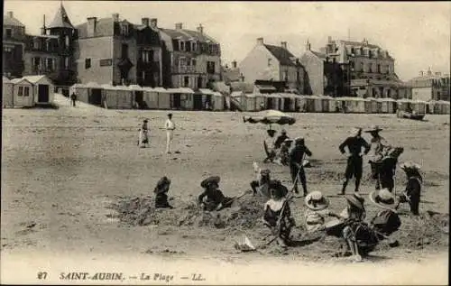 Set von 40 Ak Saint Aubin sur Mer Calvados