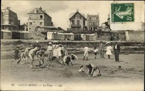 Set von 40 Ak Saint Aubin sur Mer Calvados