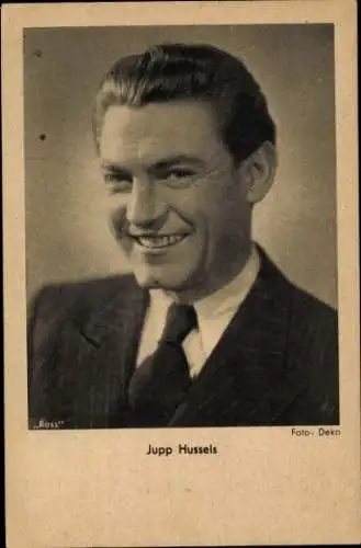 Ak Schauspieler Jupp Hussels, Portrait