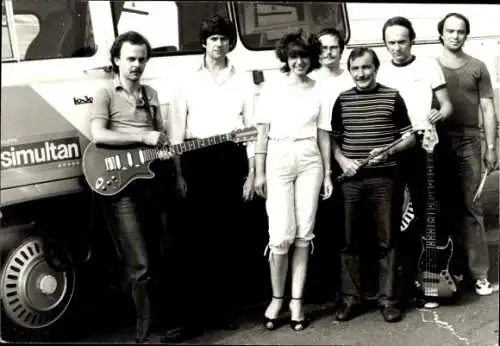 Ak Musikgruppe Simultan, Falk, Kerstin, Detlef, Raimund, Micha, Autogramme