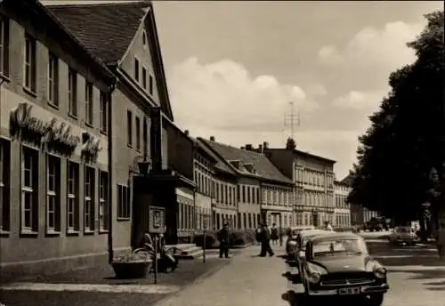 Ak Lutherstadt Eisleben in Sachsen Anhalt, HO Gaststätte Mansfelder Hof