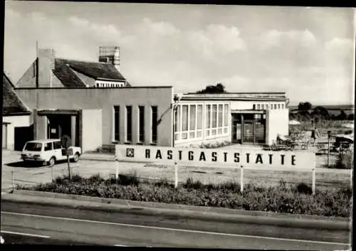 Ak Ziegelroda Querfurt im Saalekreis, Konsumrastgaststätte Hermannseck