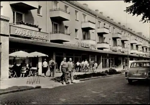 Ak Beeskow in der Mark, Breite Straße, Milchbar