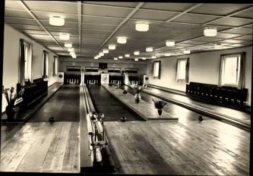 Ak Johanngeorgenstadt im Erzgebirge, Kegelsporthalle Treue Freundschaft