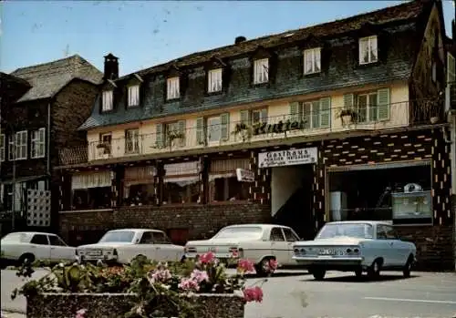 Ak Bremm an der Mosel, Gasthaus, Metzgerei