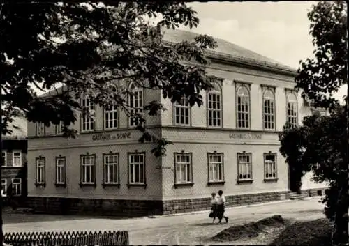 Ak Unterpörlitz Ilmenau in Thüringen, Gasthaus zur Sonne