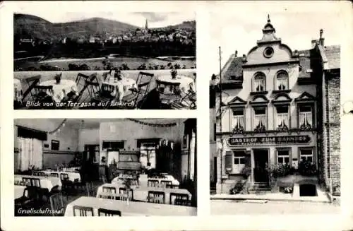 Ak Kövenig Kröv Rheinland Pfalz, Gasthof zum Bahnhof, Bes. Anton Martini, Gesellschaftssaal