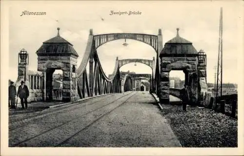 Ak Altenessen Essen im Ruhrgebiet, Zweigert-Brücke