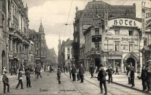 Ak Essen im Ruhrgebiet, Kettwiger Straße, Hotel