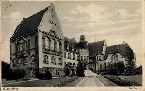 Ak Kray Essen im Ruhrgebiet, Rathaus