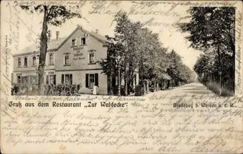 Ak Bredeney Essen im Ruhrgebiet, Restaurant zur Waldecke