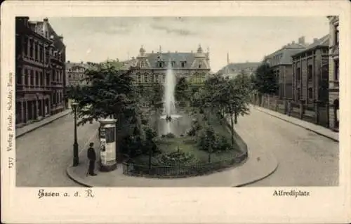 Ak Essen im Ruhrgebiet, Alfrediplatz