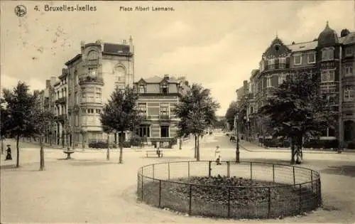 Ak Ixelles Elsene Brüssel Brüssel Belgien, Place Albert Leemans