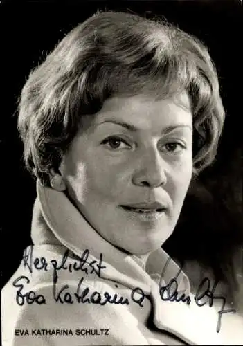 Ak Schauspielerin Eva Katharina Schultz, Portrait, Autogramm