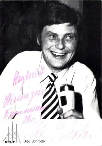 Ak Schauspieler Udo Schröder, Portrait, Autogramm