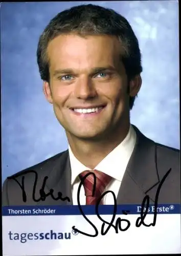 Ak Schauspieler Thorsten Schröder, Portrait, Autogramm