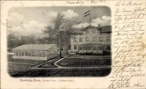 Ak Hamburg Horn, Weißes Haus, Rauhes Haus
