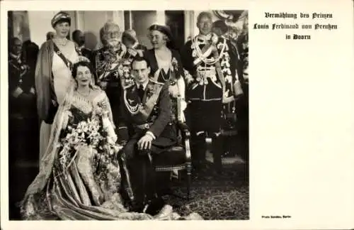 Ak Doorn Utrecht Niederlande, Hochzeit des Prinzen Louis Ferdinand von Preußen, Wilhelm II, Cecilie