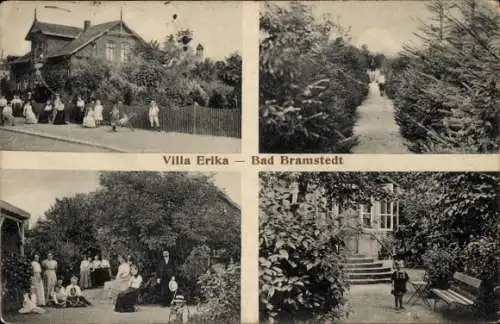 Ak Bad Bramstedt in Holstein, Villa Erika, Kinder, Garten