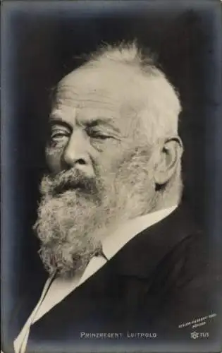 Ak Prinzregent Luitpold von Bayern, Portrait, Novitas 71 1