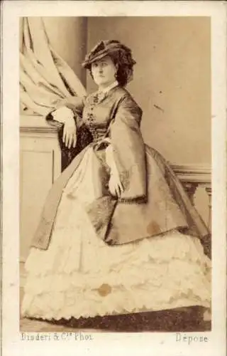 CdV Prinzessin Caroline Murat, Adel Italien, Neapel