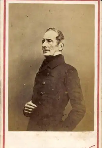 CdV Schriftsteller und Politiker Alphonse de Lamartine, Portrait