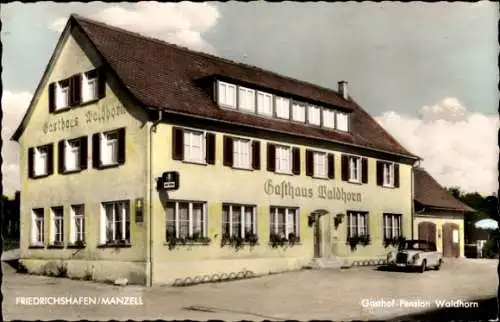 Ak Manzell Friedrichshafen am Bodensee, Gasthof-Pension Waldhorn