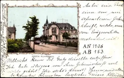 Passepartout Ak Bredeney Essen im Ruhrgebiet, Kurhaus Ruhrstein