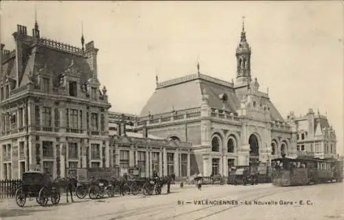 Ak Valenciannes Nord, Neuer Bahnhof