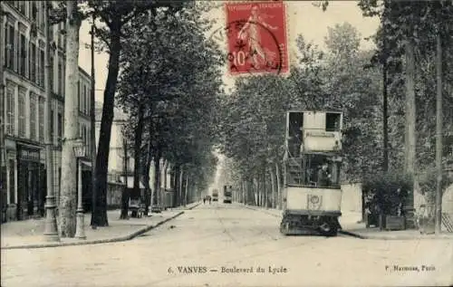 Ak Vanves Hauts de Seine, Boulevard du Lycée