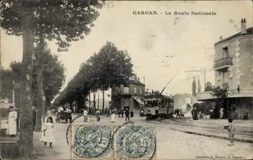 Ak Gargan Seine Saint Denis, Nationalroute